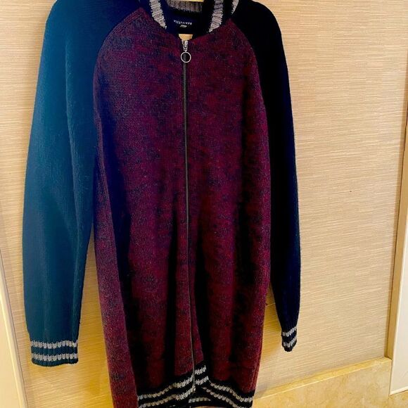 Stylestalker Long Zip Cardigan - Size 8 - Picture 1 of 15